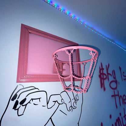 Baby Pink Basketball Hoop