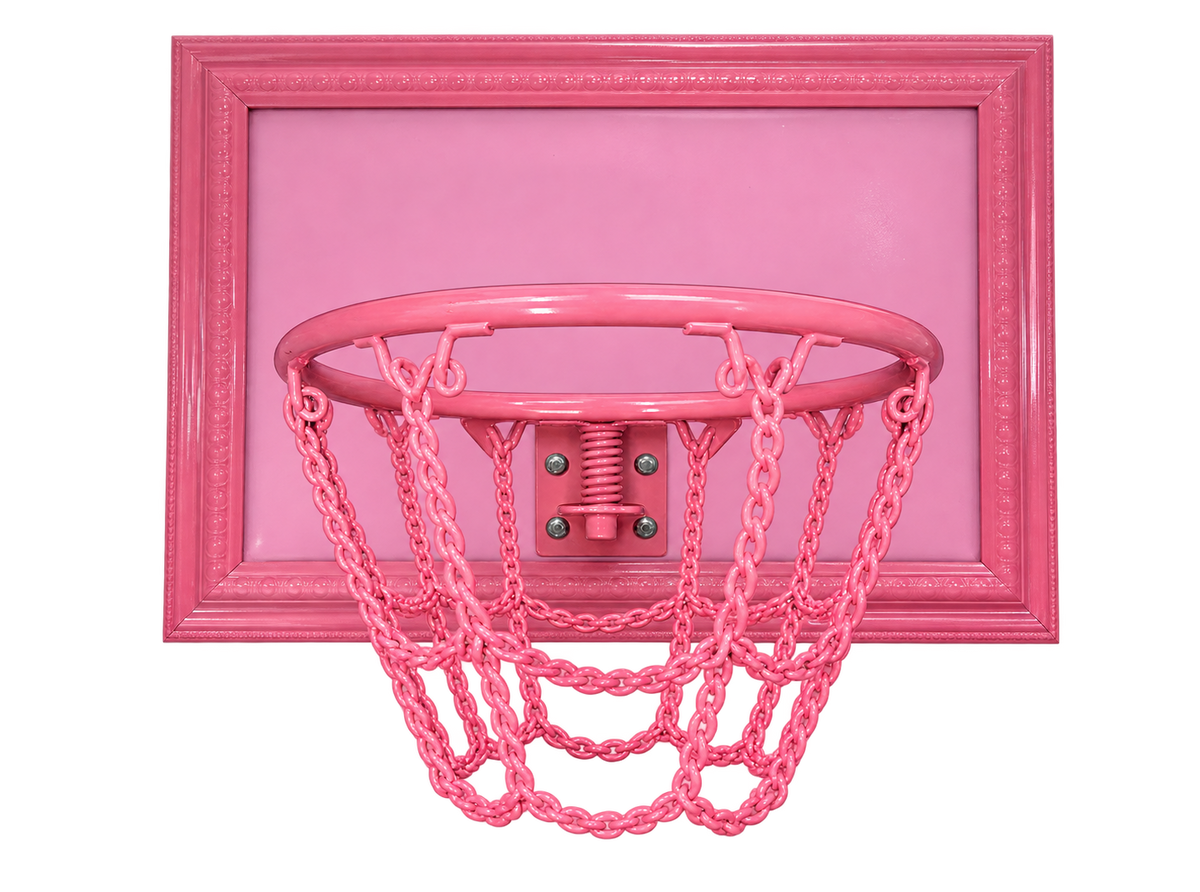 Baby Pink Basketball Hoop