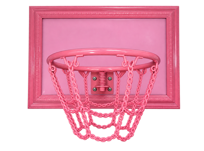 Baby Pink Basketball Hoop