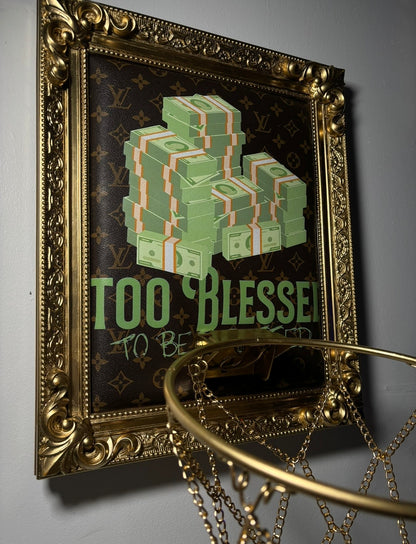 Too Blessed Basketball Hoop